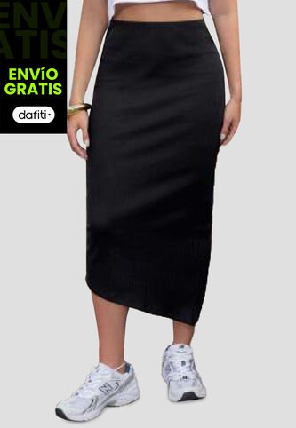Falda Larga Mujer Negro Atypical 111949 Atypical
