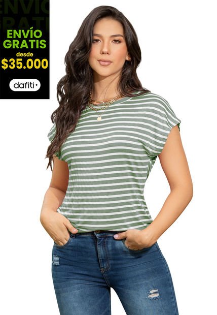 Camiseta Mujer Verde Atypical 79465