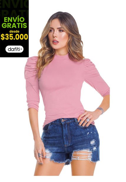 Blusa Juvenil Femenino Palo De Rosa Oscuro Atypical