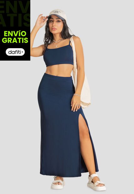 Conjunto Mujer Azul Profundo Atypical 106919
