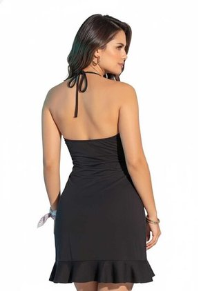 Vestido Corto Mujer Negro Atypical 87062