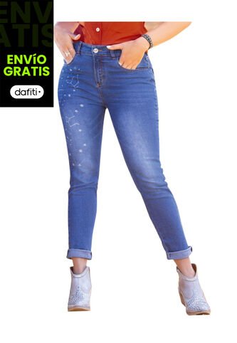 Jean Juvenil Femenino Azul Medio Atypical Atypical