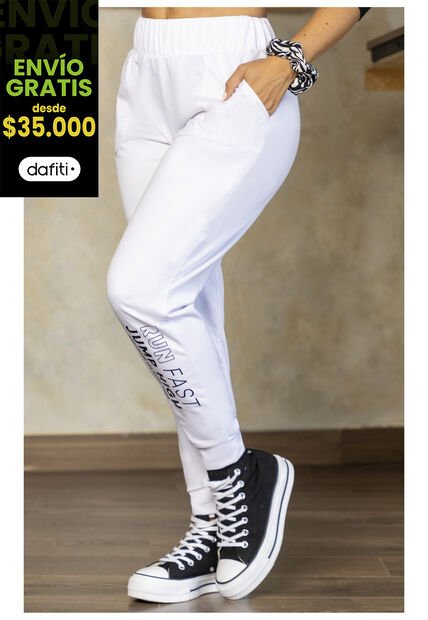 Jogger Mujer Blanco Atypical 1914