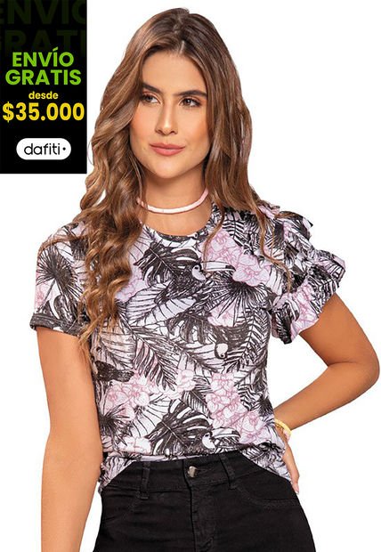 Camiseta Estampada Atypical 91988