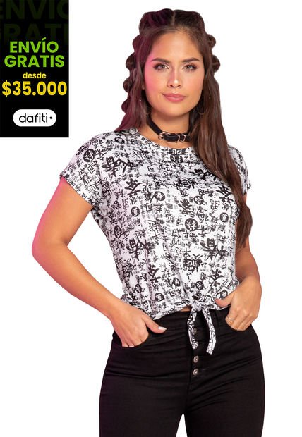 Camiseta Mujer Blanco Atypical 34736