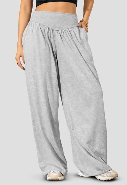 Pantalón Mujer Gris Jaspe Atypical 114256