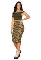 Conjunto Juvenil Estampado Verde Militar Atypical 91578 de Atypical
