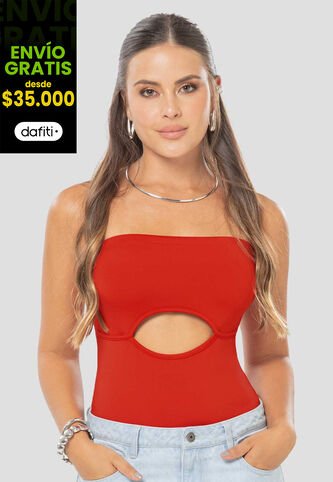 Body Mujer Rojo Atypical 110265 Atypical
