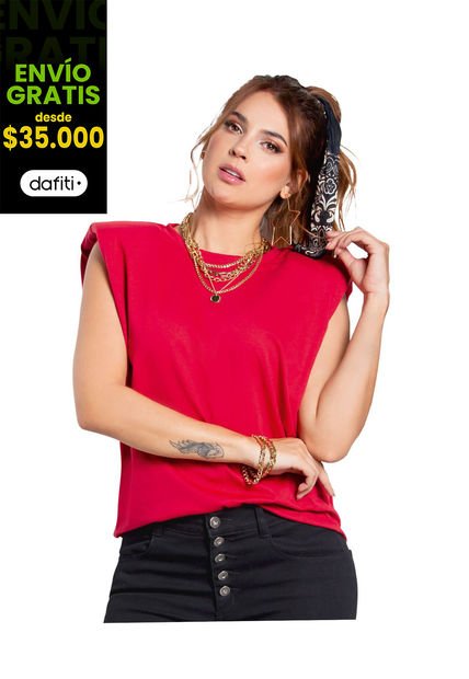 Blusa Juvenil Femenino Rojo Atypical