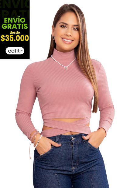 Blusa Mujer Rosa Atypical 78627