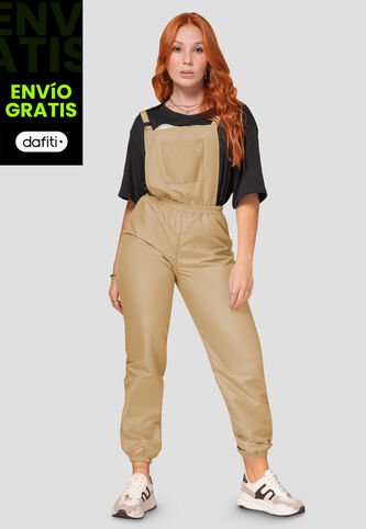 Overall Largo Mujer Beige Atypical 105097 Atypical