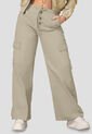 Pantalón Mujer Beige Atypical 104897 de Atypical