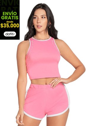 Conjunto Mujer Rosa Atypical 91837