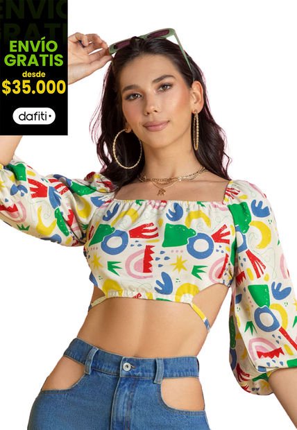 Blusa Mujer Multicolor Atypical 89112