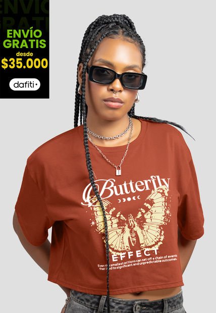 Camiseta Mujer Ladrillo Atypical 106859