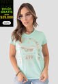 Camiseta Mujer Azul Atypical 104511 de Atypical