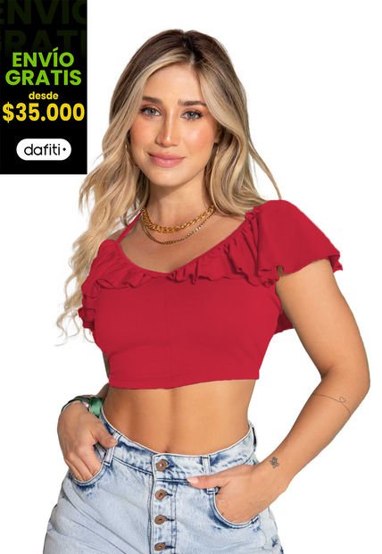 Blusa Mujer Rojo Atypical 2745