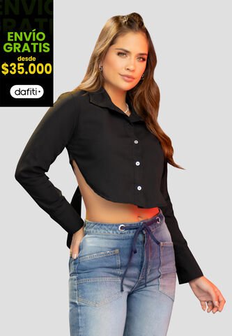 Camisa Mujer Negro Atypical 100649 Atypical