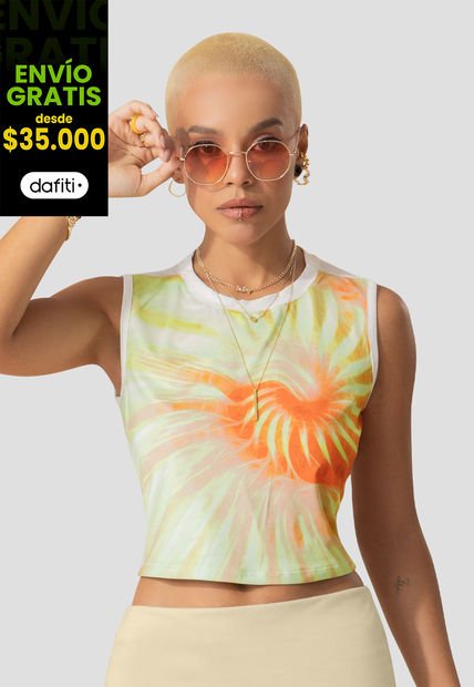 Camiseta Mujer Marfil Atypical 105875