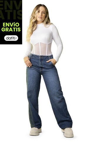 Jean Mujer Azul Oscuro Atypical 2929 Atypical