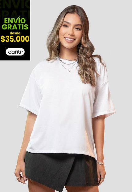 Camiseta Mujer Blanco Atypical 104940