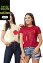 Camiseta Mujer Rojo Atypical 9558 de Atypical