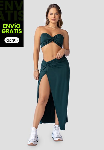 Conjunto Mujer Verde Botella Atypical 100672