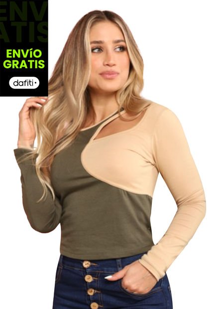 Camiseta Mujer Verde Atypical 8144