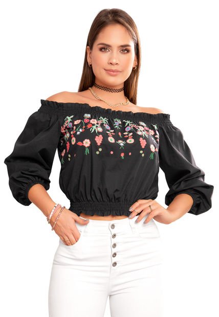 Blusa Mujer Negro Atypical 92799