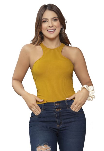 Blusa Mujer Mostaza Atypical 88522