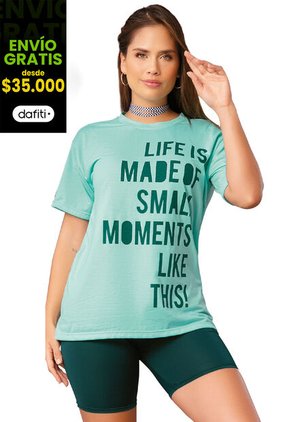 Conjunto Mujer Verde Atypical 31524