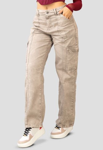 Jean Mujer Caqui Atypical 103247 Atypical