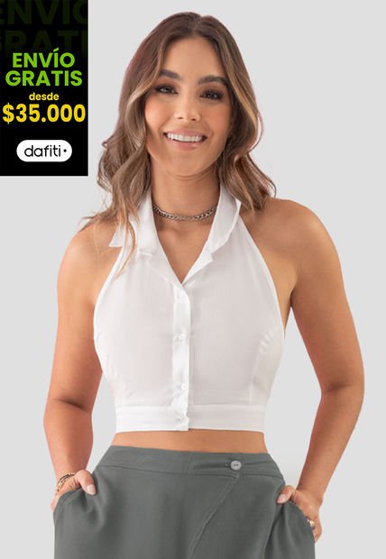 Blusa Mujer Blanco Atypical 105098