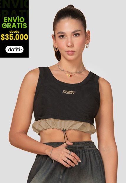Blusa Mujer Negro Atypical 104498