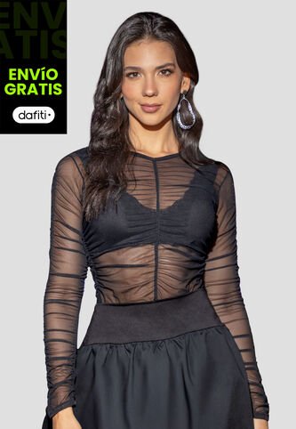 Blusa Mujer Negro Atypical 105690 Atypical