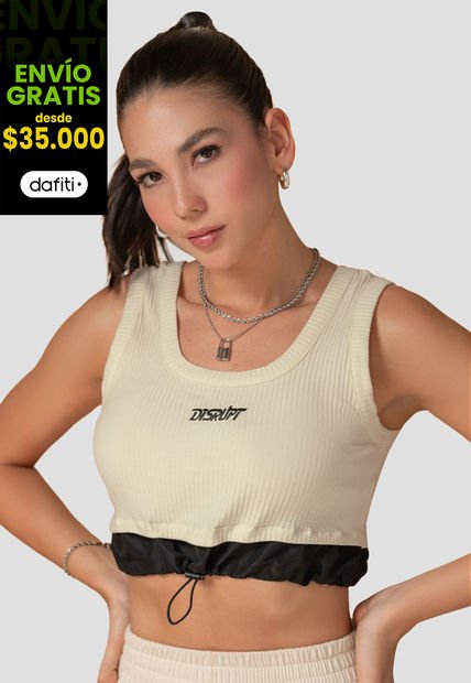 Blusa Mujer Beige Atypical 104498