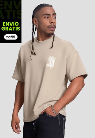 Camiseta Hombre Beige Atypical 104417 Atypical