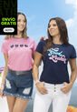 Camiseta Paq X2 Mujer Multicolor Atypical 1490 de Atypical