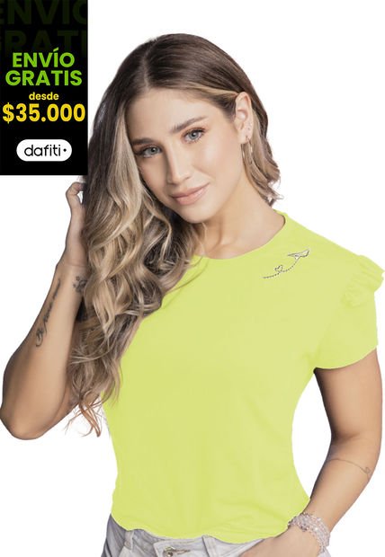 Camiseta Mujer Verde Atypical 1502