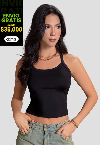 Camiseta Mujer Negro Atypical 103752