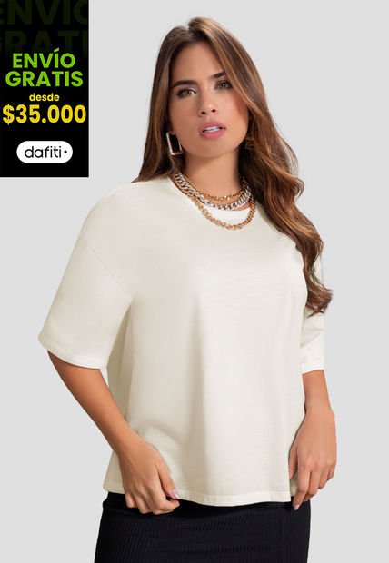 Camiseta Mujer Blanco Atypical 103898
