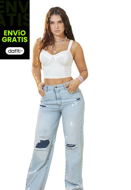 Jean Mujer Azul Atypical 953