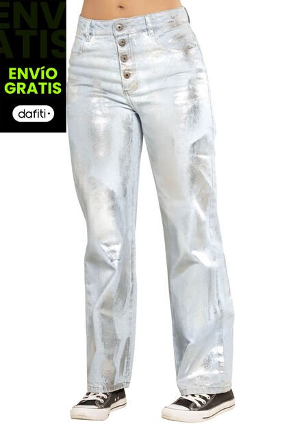 Jean Mujer Gris Atypical 2928