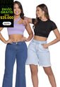 Crop Top Paq X2 Mujer Multicolor Atypical 32498 de Atypical