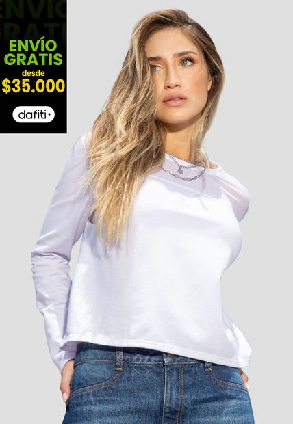 Camibuzo Mujer Blanco Atypical 103317