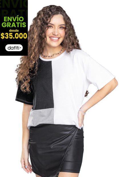 Camiseta Mujer Multicolor Atypical 3689