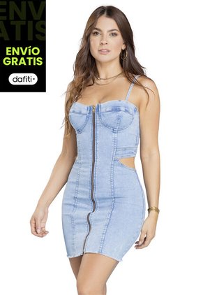 Vestido Corto Juvenil Azul Claro Atypical 3683