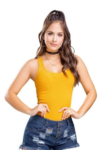 Blusa Blusa Juvenil Femenino Mostaza Atypical Atypical