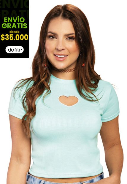 Camiseta Mujer Verde Atypical 33459