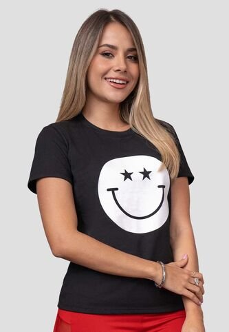 Camiseta Mujer Negro Atypical 113820 Atypical